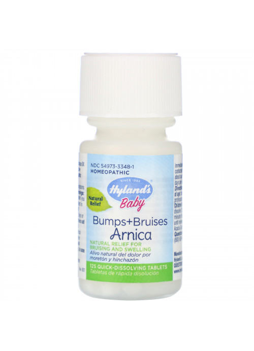 Hyland's, Baby, Bumps + Bruises with Arnica, 125 Quick-Dissolving Tablets