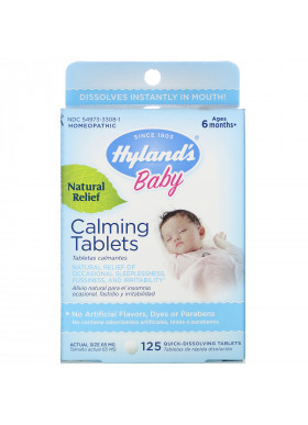 Hyland's, Baby, Calming Tablets, Ages 6 Months+,  125 Quick-Dissolving Tablets