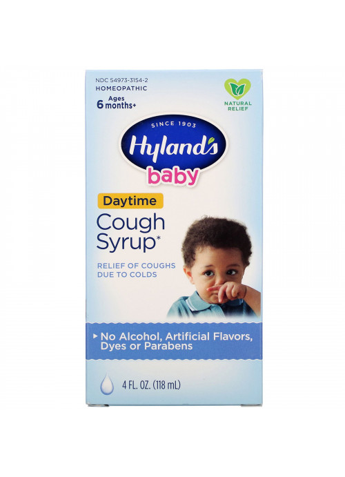 Hyland's, Baby, Cough Syrup, Daytime, 4 fl oz (118 ml)