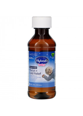 Hyland's, Baby, Nighttime Mucus + Cold Relief, Ages 6 Months+, 4 fl oz (118 ml)