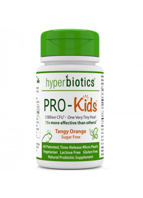 Hyperbiotics, PRO-Kids, Sugar Free, Tangy Orange, 60 Micro-Pearls