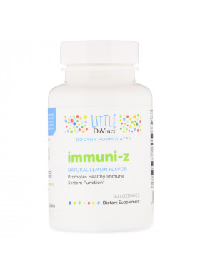 Little DaVinci, Immuni-Z, Natural Lemon Flavor, 60 Lozenges