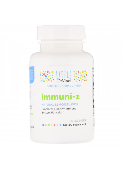 Little DaVinci, Immuni-Z, Natural Lemon Flavor, 60 Lozenges