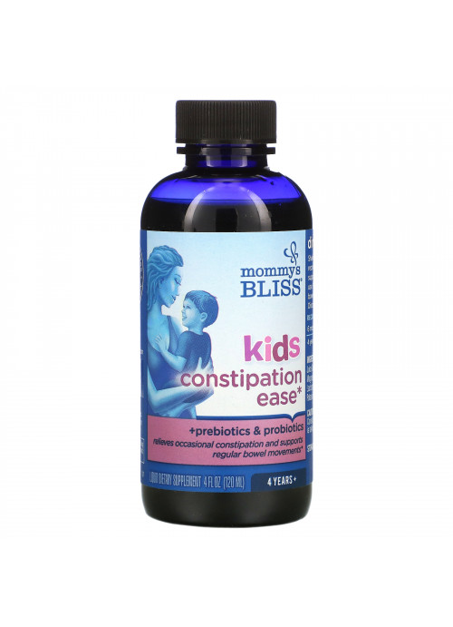 Mommy's Bliss, Kids Constipation Ease, 4 Years+, Orange, 4 fl oz (120 ml)