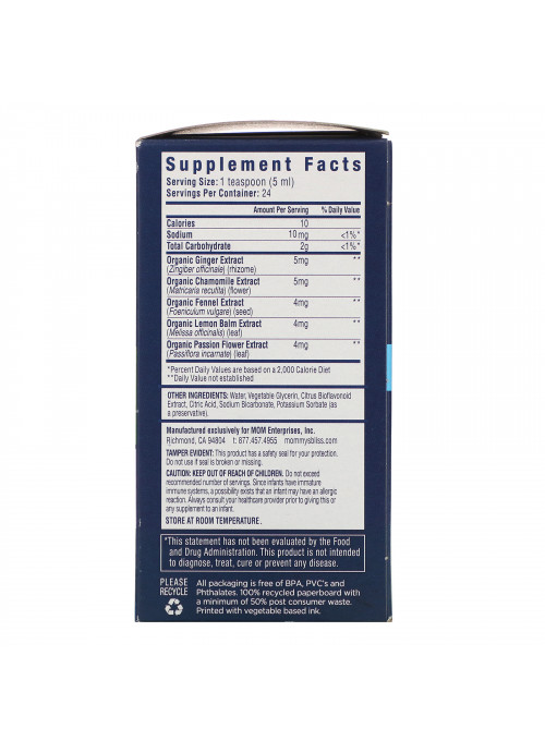 Mommy's Bliss, Night Time, Gripe Water, 1 Month+, 4 fl oz (120 ml)