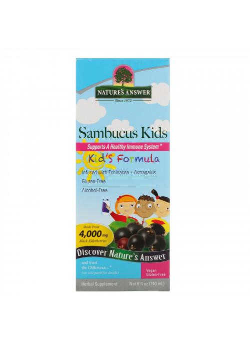 Nature's Answer, Sambucus Kid's Formula, 4,000 mg, 8 fl oz (240 ml))