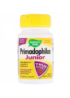 Nature's Way, Primadophilus, Junior, Ages 6-12, 90 Vegetarian Capsules