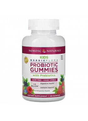 Nordic Naturals, Probiotic Gummies Kids, Merry Berry Punch, 60 Gummies