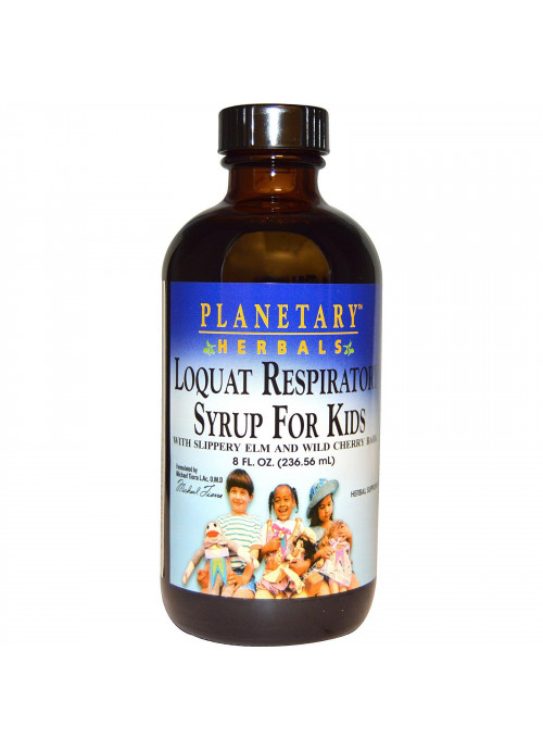Planetary Herbals, Loquat Respiratory Syrup for Kids, 8 fl oz (236.56 ml)