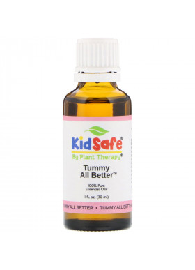 Plant Therapy, KidSafe, 100% Pure Essential Oils, Tummy All Better, 1 fl oz (30 ml)