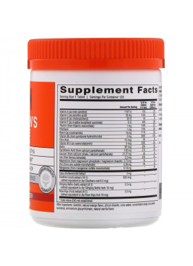 Swisse, Children's Ultivite Multivitamin, Natural Orange Flavor, 120 Chewable Tablets