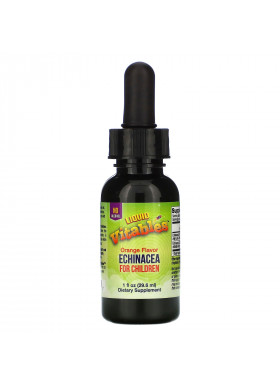 Vitables, Liquid Echinacea For Children, No Alcohol, Orange Flavor, 1 fl oz (29.6 ml)