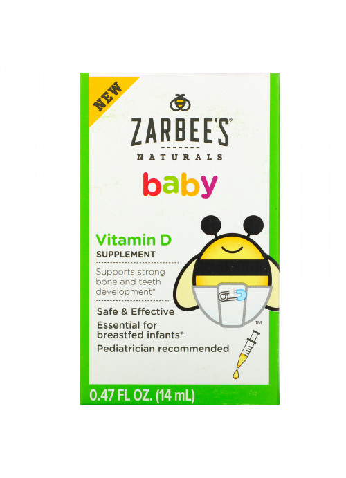 Zarbee's, Baby, Vitamin D, 0.47 fl oz (14 ml)