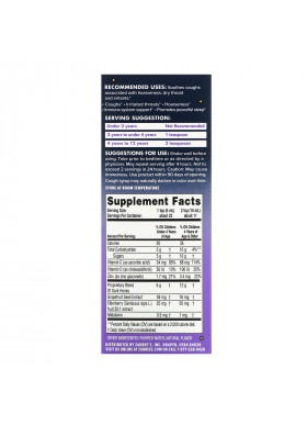 Zarbee's, Children's Complete, Nighttime Cough Syrup + Immune, Dark Honey & Elderberry, Natural Berry Flavor, 4 fl oz (118 ml)