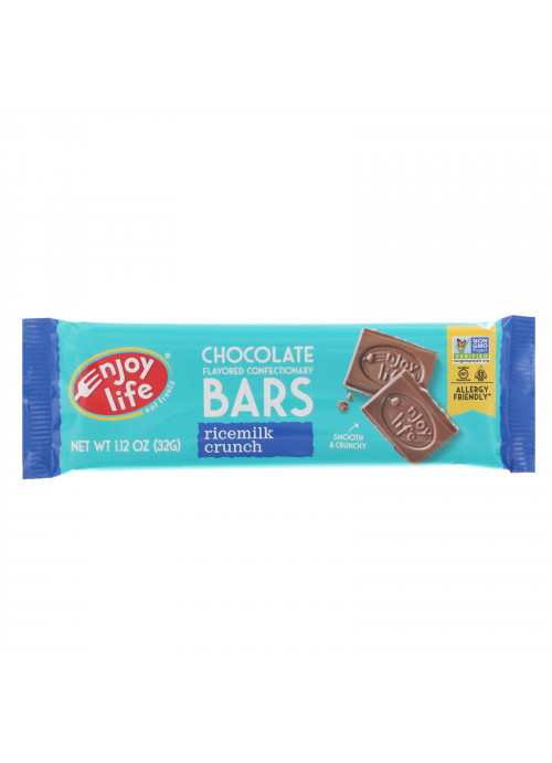 Enjoy Life Foods, Chocolate Flavored Confectionary Bars, Ricemilk Crunch, 1.12 oz (32 g)
