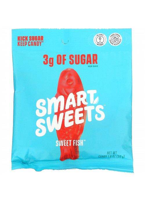 SmartSweets, Sweet Fish, Berry, 1.8 oz (50 g)
