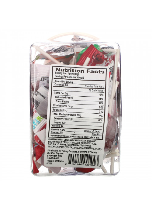 YumEarth, Organic Lollipops, 6 oz (170 g)