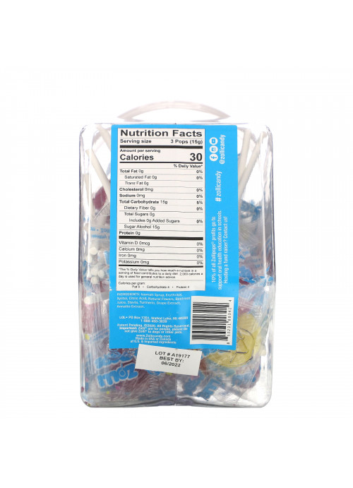 Zollipops, The Clean Teeth Pops, Assorted, 5.2 oz