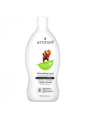 ATTITUDE, Dishwashing Liquid, Unscented, 23.7 fl oz (700 ml)
