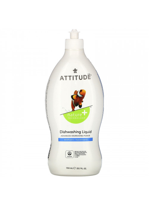 ATTITUDE, Dishwashing Liquid, Wildflowers, 23.7 fl oz (700 ml)