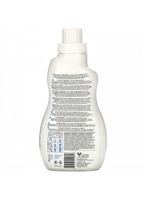 ATTITUDE, Laundry Detergent, Wildflowers , 35 Loads, 33.5 fl oz (1.05 l)