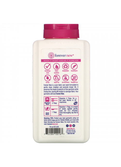 Forever New, Fabric Care Wash, Granular, Original, 16 oz (454 g)