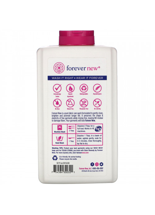 Forever New, Fabric Care Wash, Liquid, Original, 32 fl oz (496 ml)