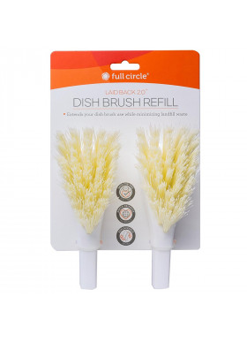 Full Circle, Laid Back 2.0, Dish Brush Refills, 2 Brush Refills