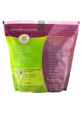 Grab Green, 3-in-1 Laundry Detergent Pods, Lavender,132 Loads, 5lbs, 4oz (2,376 g)