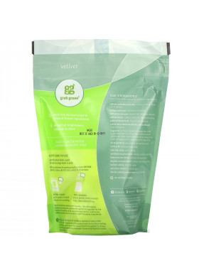 Grab Green, 3 in 1 Laundry Detergent Pods, Vetiver, 24 Loads, 13.5 oz (384 g)