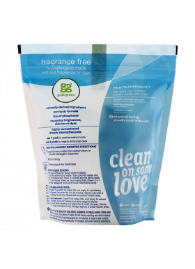 Grab Green, Bleach Alternative Pods, Fragrance Free, 60 Loads, 2 lbs 6 oz (1080 g)