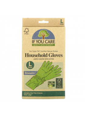 If You Care, Household Gloves, Reusable, Large, 1 Pair