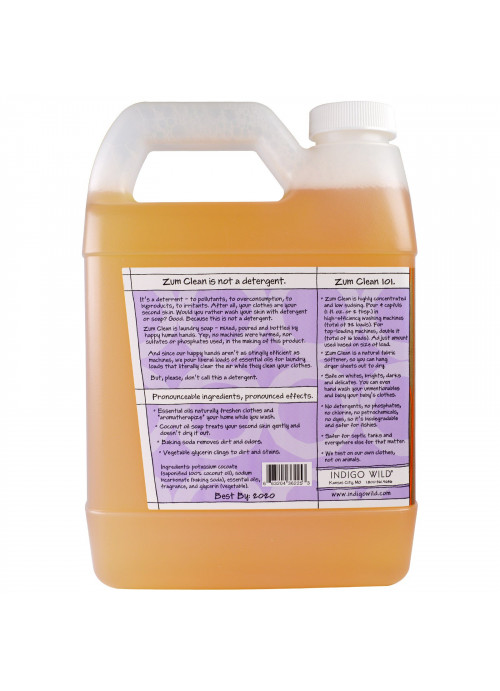 Indigo Wild, Zum Clean, Aromatherapy Laundry Soap, Frankincense & Patchouli, 32 fl oz