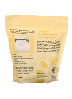Mild By Nature, Automatic Dishwashing Detergent Pods, Lemon Scent, 60 Loads, 2.38 lbs, 36.48 oz (1,077 g)