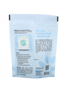 Mild By Nature, Laundry Detergent Pods, Unscented, 10 Loads, 0.39 lbs (177 g)