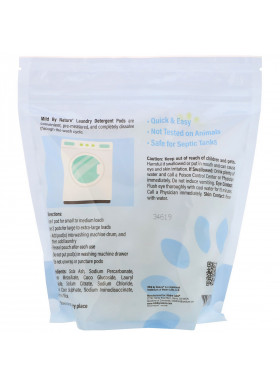 Mild By Nature, Laundry Detergent Pods, Unscented, 60 Loads, 2.38 lbs (1,077 g)