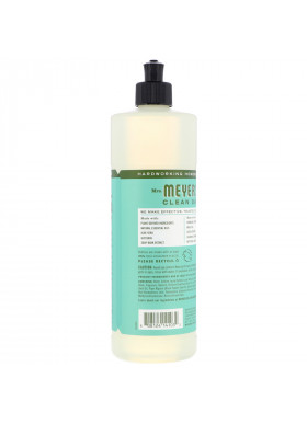 Mrs. Meyers Clean Day, Dish Soap, Basil Scent, 16 fl oz (473 ml)