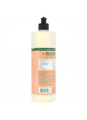 Mrs. Meyers Clean Day, Dish Soap, Geranium Scent, 16 fl oz (473 ml)