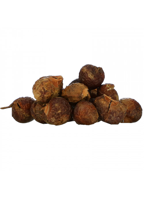 NaturOli, Organic, Hand-Sort Select Soap Nuts With 1 Muslin Drawstring Bag, 4 oz