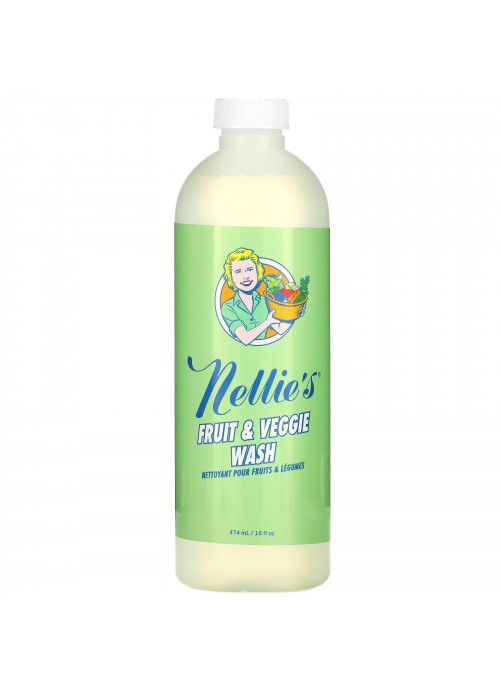 Nellie's, Fruit & Veggie Wash, 16 fl oz (474 ml)