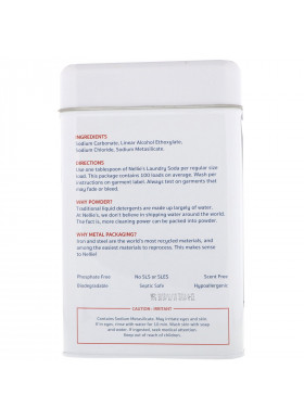 Nellie's, Laundry Soda, 100 Loads, 3.3 lbs (1.5 kg)