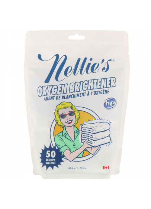 Nellie's, Oxygen Brightener, 50 Scoops, 1.77 lbs (800 g)