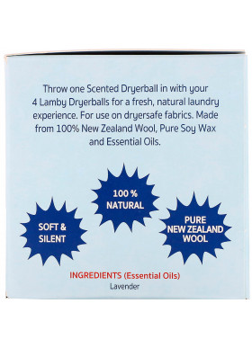 Nellie's, Scented Dryerball, Lavender, 1 Dryerball