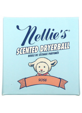 Nellie's, Scented Wool Dryerball, Rose, 50 Loads