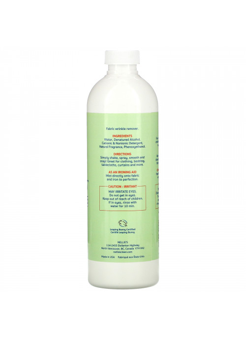 Nellie's, Wrinkle-B-Gone, Lemongrass, 16 fl oz (474 ml)
