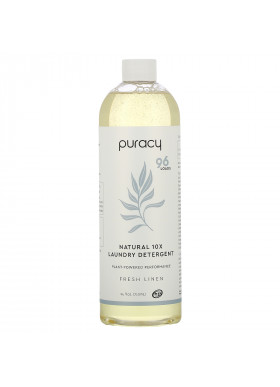 Puracy, Natural 10X Laundry Detergent, Free Linen, 24 fl oz (710 ml)