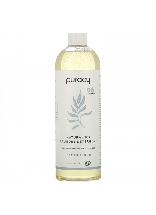 Puracy, Natural 10X Laundry Detergent, Free Linen, 24 fl oz (710 ml)