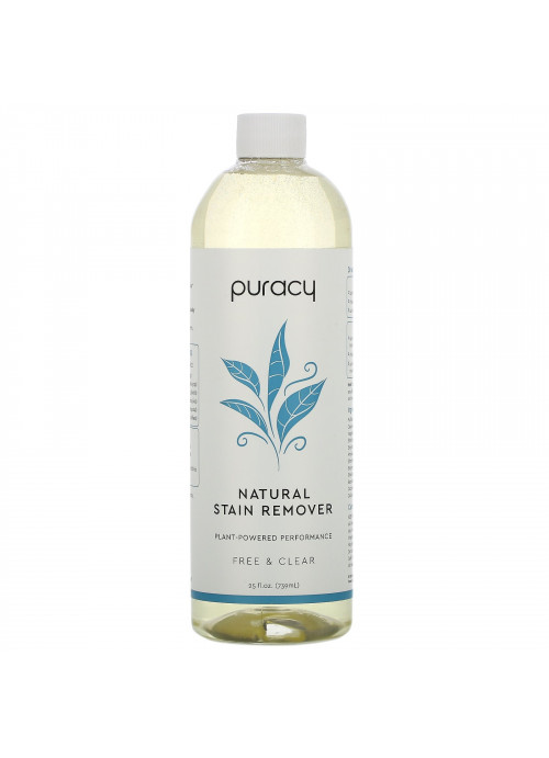 Puracy, Natural Stain Remover, Free & Clear, 25 fl oz (739 ml)