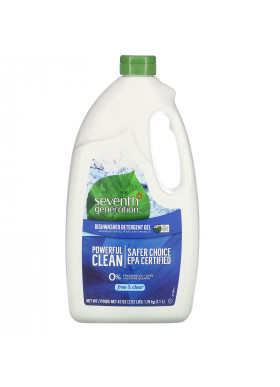 Seventh Generation, Dishwasher Detergent Gel, Free & Clear, 42 oz (1.19 kg)