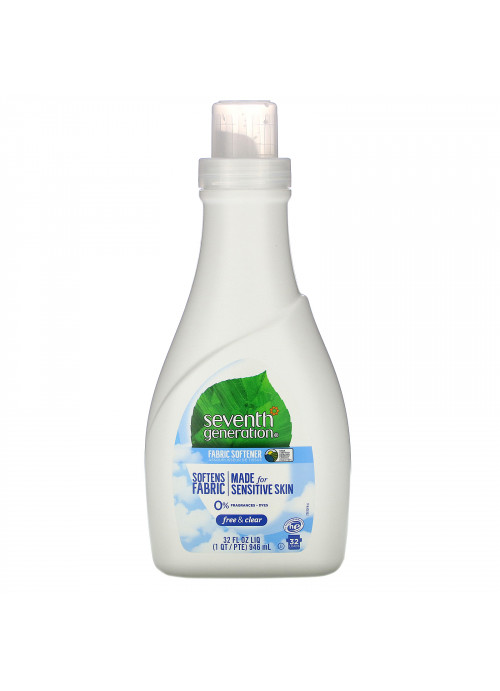 Seventh Generation, Fabric Softener, Free & Clear, 32 fl oz (946 ml)